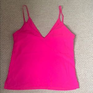Hot pink tank top
